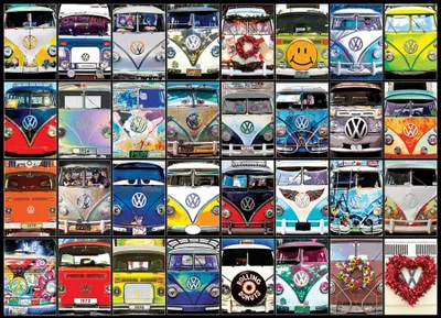 Produktbild von VW Cool Faces. Puzzle 1000 Teile