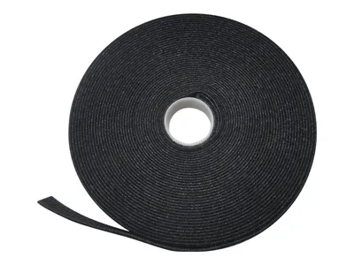 Produktbild von DIGITUS Klettbandrolle 10x15x2,6mm schwarz