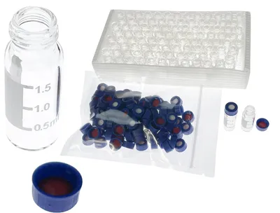HPLC-Injektionsfläschchen 2 ml, 9-425, transparent, 100 Stück