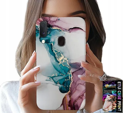 Produktbild von Etui Für Samsung Galaxy A20E - Elegantes Marmoriertes Modisches Damenetui