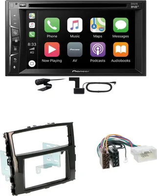 Produktbild von Pioneer AVH-Z3200DAB CarPlay USB MP3 CD Einbauset für Mitsubishi Pajero ab 2015