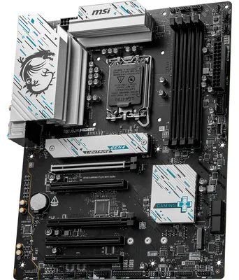 Obrázok produktu pre MSI B760 GAMING PLUS WIFI DDR4, Intel, LGA 1700, Intel® Celeron®, Intel® Pentium® Gold, LGA 1700, 128 GB, DDR4-SDRAM