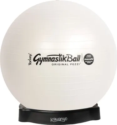 Image de Original Pezzi® Balle de gymnastique MAXAFE avec bol. Bol - blanc perle
