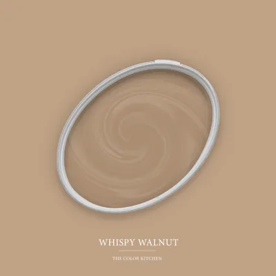 Produktbild von Wandfarbe Braun matt | The Color Kitchen Whispy Walnut | Exklusive Innendispersion Hohe Deckkraft | 5 Liter