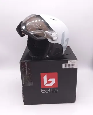 Produktbild von Bollé Skihelm MIGHT VISOR Offwhite Matte Medium 55 59cm Brown Gun Kat 2_strike