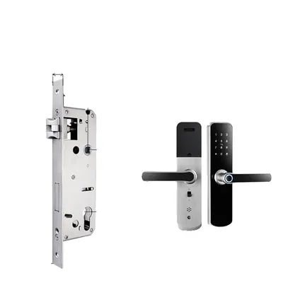 Produktbild von Elektronisches Schloss, Biometrischer Zugang, Bluetooth-Steuerung, silber 4585
