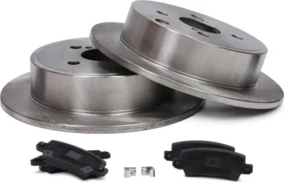 Produktbild von MS 200901380 Bremsensatz, Scheibenbremse Hinterachse für TOYOTA COROLLA (_E12_)
