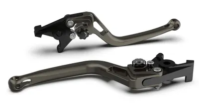 Produktbild von Bremshebel LSL BOW R74R mit ABE für KTM Adventure R 790 ccm Bj. 2019, Farbe Hebel:anthrazit, Farbe Versteller:schwarz
