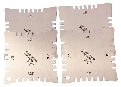 Zdjęcie produktu dla Mierniki promienia z wycięciami do gitar
