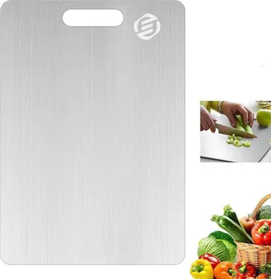 Produktbild von Titan Schnittbrett Edelstahl Anti-Bakteriell