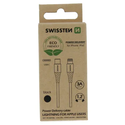 Immagine prodotto di Swissten Cavo dati USB-C/illuminazione 1.2 - nero