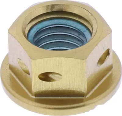 Produktbild von Mutter Kettenrad JMP Bolt M8x1,25mm Aluminium Racing gold