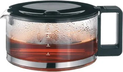 Produktbild von Cloer 0720, Karaffe, Schwarz, Transparent, Glas, Kunststoff