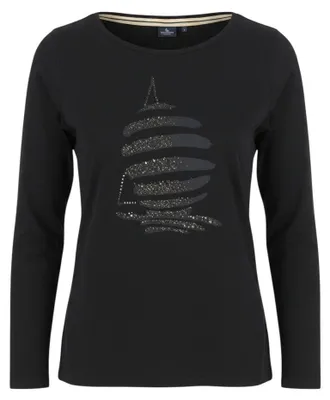 Productafbeelding van Zwart katoenen T-shirt