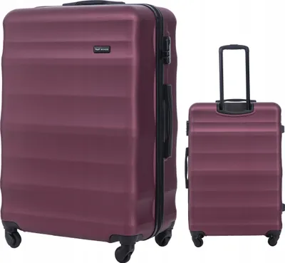 Obrázek produktu pro WINGS VULTURE velký cestovní kufr XXL ABS pevná skořepina 97 L, s kombinovaným zámkem, 4 kolečka, 75x50x31 cm, robustní lehký vozík