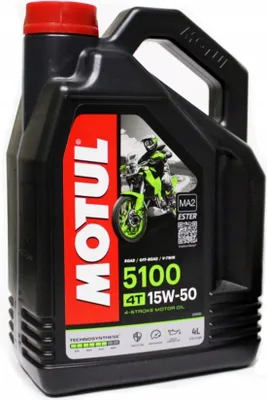 Produktbild von MOTUL 5100 4T Motorový olej - 15W50 4 litre
