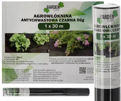 Immagine prodotto di Gardenline Agro-Notice Tessuto 1X30M Nero 50G Ago2180