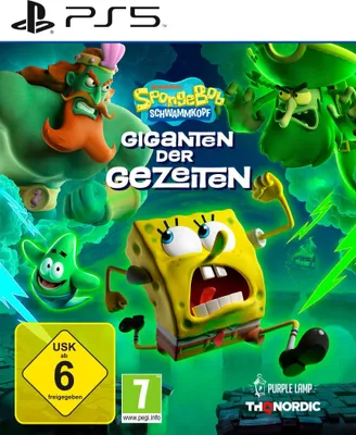 Produktbild von Spongebob Schwammkopf: Giganten der Gezeiten PS5-Spiel