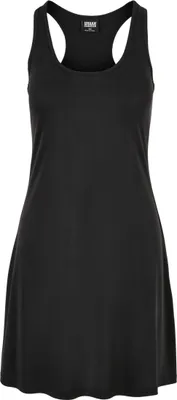 Produktbild von Urban Classics Ladies - Short Racer Back Kleid schwarz - 3XL