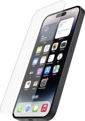 Produktbild von Echtglas-Displayschutz "Premium Crystal Glass" für Apple iPhone 14 Pro Max (00216354)
