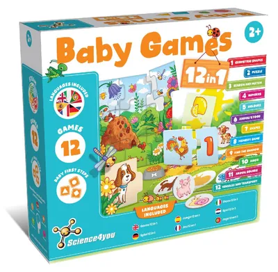 Imagen del producto de Science4you: 12 juegos educativos y de aprendizaje, juegos para niños, juego familiar para niños