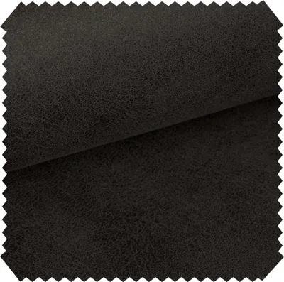 Produktbild von novely® exquisit ETERNITY Vintage Polsterstoff - Antiklederoptik Möbelstoff - Schwer entzündbares Velours-Kunstleder - Pflegeleichte Meterware 1lfm - Farbe: 07 Anthrazit