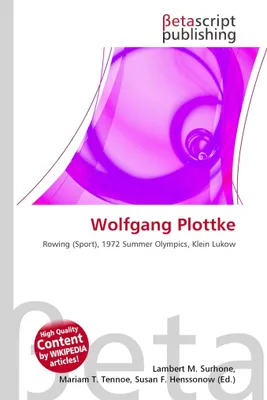 Produktbild von Wolfgang Plottke