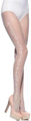 Image de Collants pour femmes Merry Style, collants de mariage MS304 20 DEN (Bianco-308, M) .