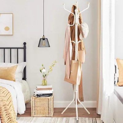 Productafbeelding van Famanu kledingrek met elegant design - 182 cm hoog, 12 haken