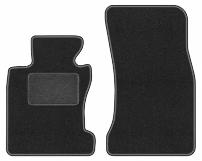 Immagine prodotto di Tappetini anteriori in moquette per BMW 5 E60 2003-2010 (Xdrive) – 2 pezzi, grigio grafite, su misura – Wielganizator LUX