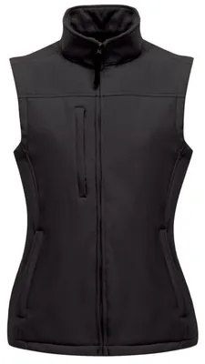 Produktbild von Regatta Damen Flux Softshell-Weste, wasserabweisend LT359 (36 DE) (Schwarz)
