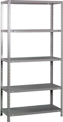 Produktbild von PROREGAL Schraubregal PANDA TALL | HxBxT 200x100x50cm | 5 Fachböden | Fachlast 100kg | Verzinkt