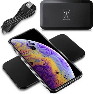 Produktbild von QI Schnell Ladegerät Kabellos für Apple iPhone XS / Max Induktives Laden Charger