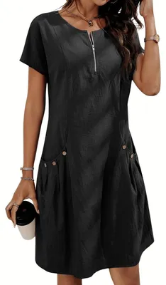 Productafbeelding van Currero Zomerjurk Dames Zwart S