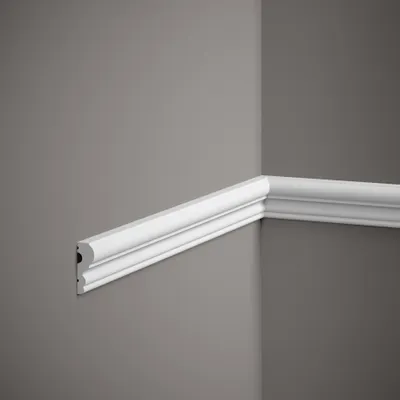 Produktbild von Mardom Wandleiste MD325 Polyforce 15 x 41 x 2000 mm Weiß für Wandspiegel
