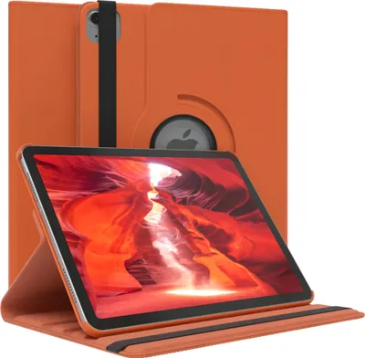 Produktbild von EAZY CASE - Tablet Hülle für Apple iPad Air 11 (2024) Schutzhülle, Tablet Case 360° drehbar in Orange