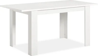 Image de Table à Manager Table Extensible Table Salle a Manger Table de Cuisine en Bois Blanc
