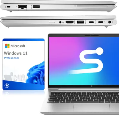 Immagine prodotto di Computer portatile HP EliteBook 640 G10 | Intel i5-1335U | 16 GB DDR4 | SSD da 256 GB | 14" Full HD | Windows 11 | Grado A