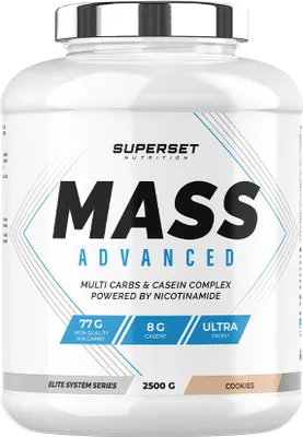 Image de Gainers - Superset Nutrition - MASS ADVANCED (2,5kg) - Saveur Cookies