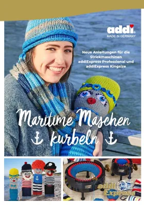 Produktbild von Addi- Buch "Maritime Maschen kurbeln" (874-0)