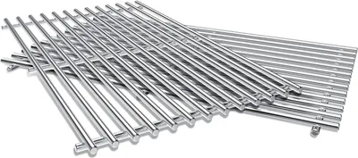 Image de Grille en acier inoxydable de 44,5 x 26 cm pour barbecue à gaz Weber Spirit - Pièce de rechange
