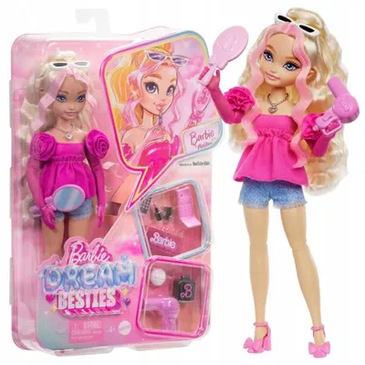 Produktbild von Barbie Dream Besties Malibu Mode-Puppe mit Accessoires
