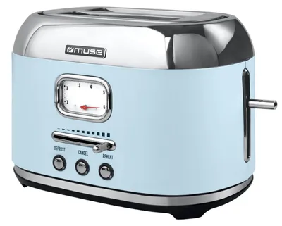 Immagine prodotto di Tostapane a 2 fette, 1000w, blu Muse MS-120VB