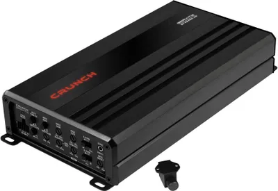 Productafbeelding van Crunch GTX2400.4D, model D, 4 kanalen, 600 Watt, 300 Watt per kanaal, 2 - 8 ohm, 0,1% (totale harmonische vervorming)