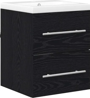 Immagine prodotto di vidaXL Mobile lavabo con cassetti nero 42 x 39 x 52 cm