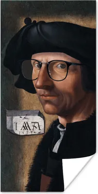 Produktbild von MuchoWow® Poster Kunst - Alte Meister - Jacob Cornelisz van Oostsanen 20x40 cm - Plakat - Foto