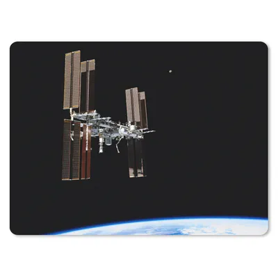 Produktbild von MuchoWow® Mauspad Mousepad NASA - Weltraum - ISS 23x19 cm - Mousepads - Maus Mat - Pad - Mausunterlage - Schreibtischunterlage - Mauspad