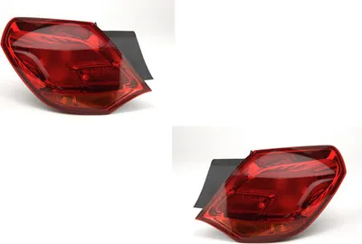 Image de Johns, Feu arrière compatible Opel Astra J 12/09- extérieur Set Gauche & Droite 1222087 13306453 1222088 13306454