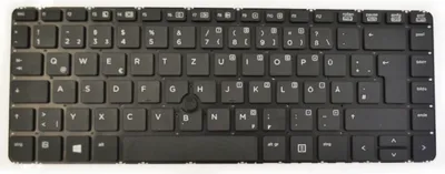 Produktbild von Tastatur für HP ProBook 640 645 G1 SG-61210-2DA mit Trackpoint ohne Rahmen deutsch