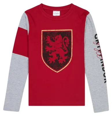 Produktbild von Harry Potter Gryffindor Jungen Langarm-Shirt Kinder Longsleeve Rot    , Größe:158-164